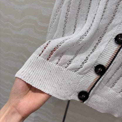 bru 25ss knitted cardigan