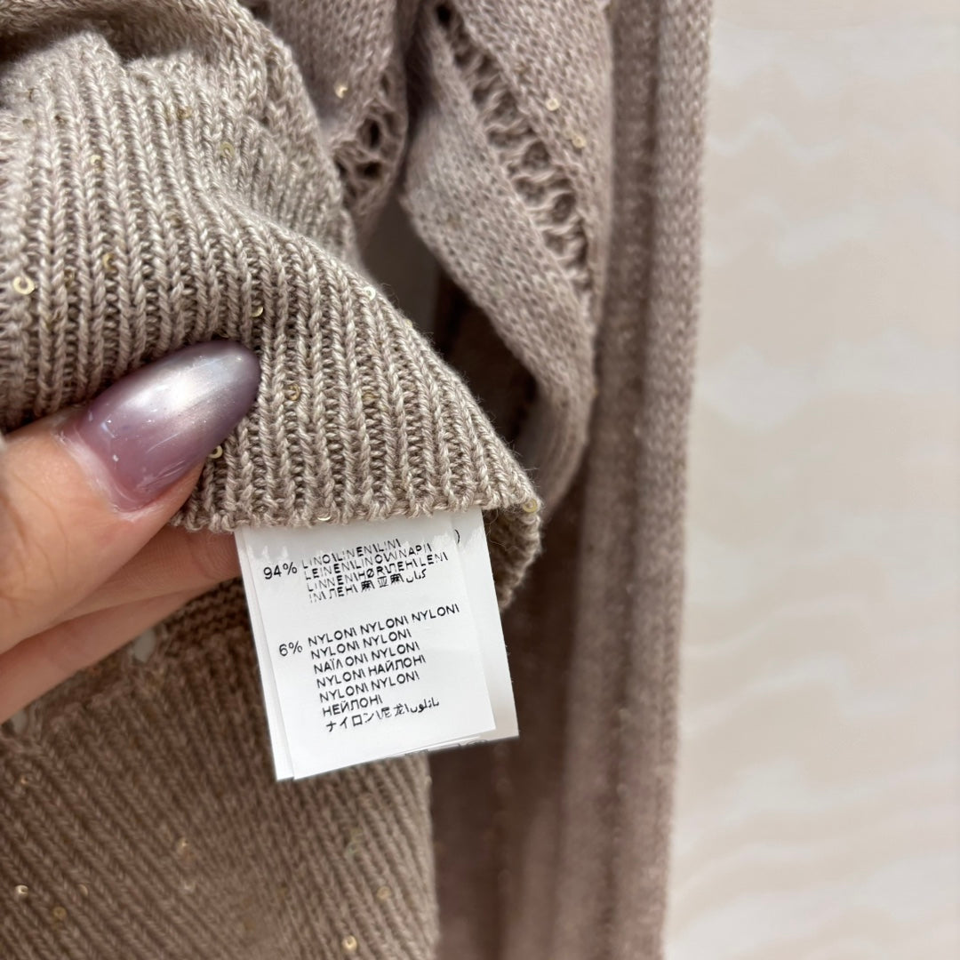 bru 25ss knitted cardigan