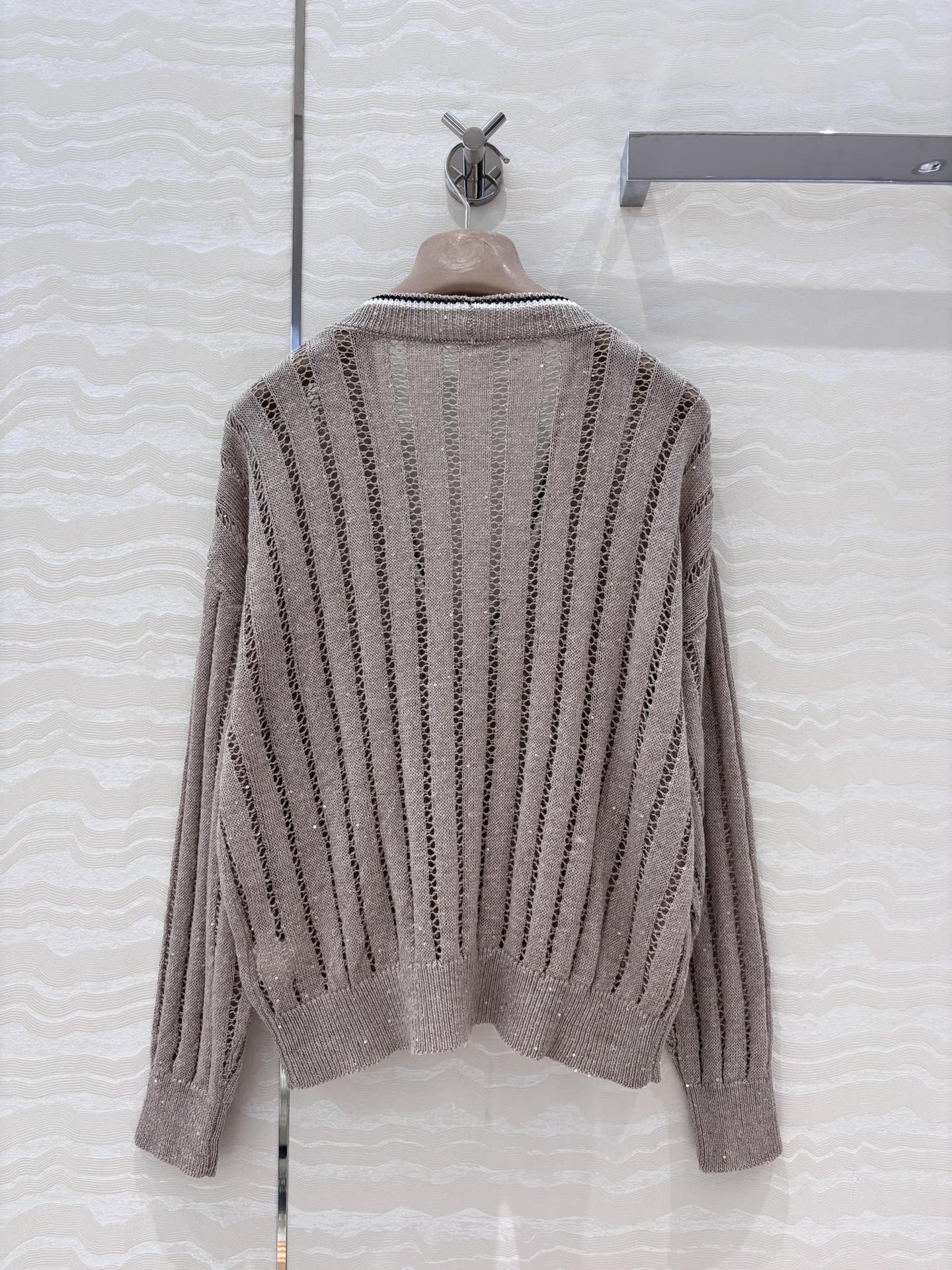 bru 25ss knitted cardigan