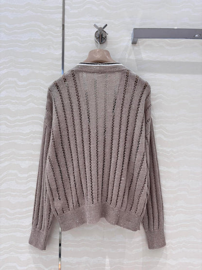 bru 25ss knitted cardigan