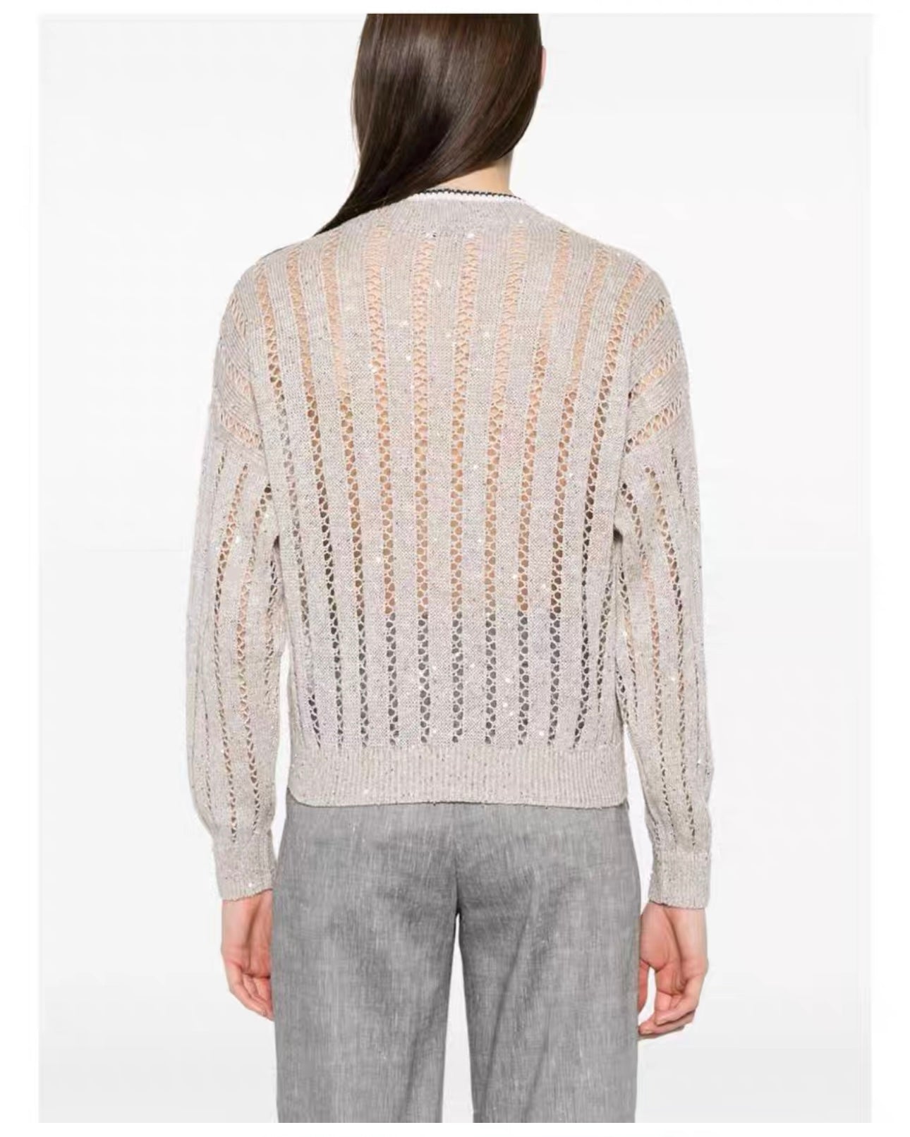 bru 25ss knitted cardigan