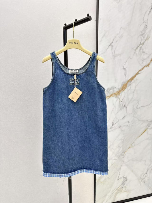 m 25ss denim dress