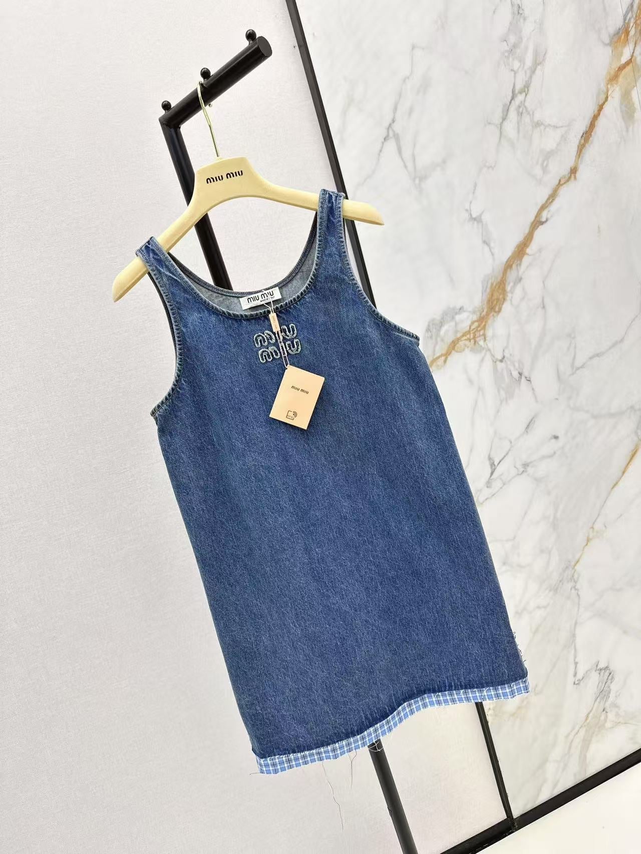 m 25ss denim dress