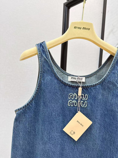 m 25ss denim dress