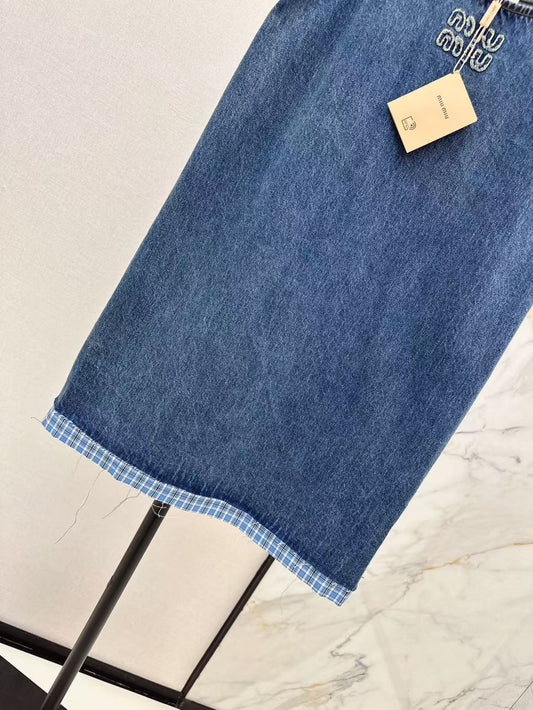 m 25ss denim dress