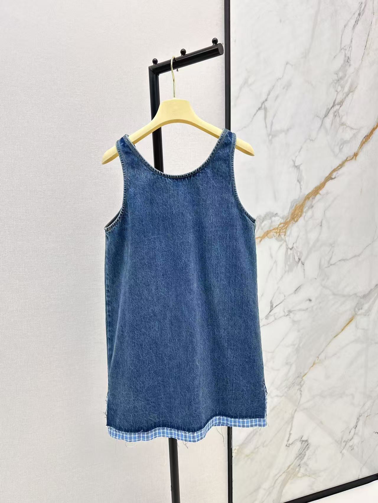 m 25ss denim dress