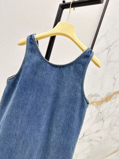 m 25ss denim dress