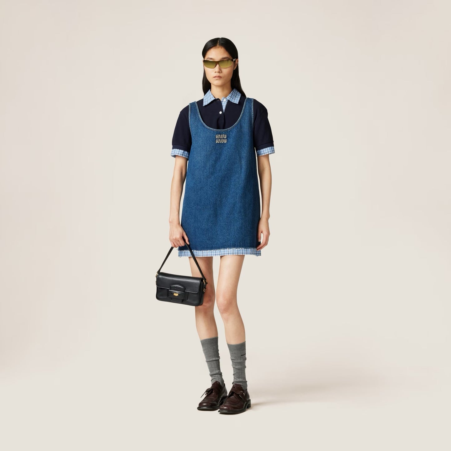 m 25ss denim dress