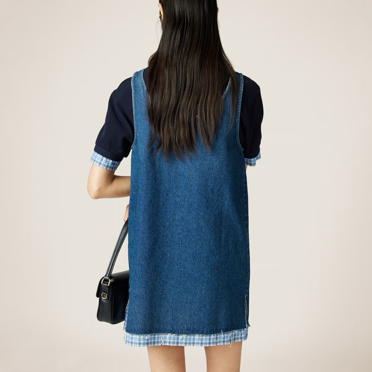 m 25ss denim dress
