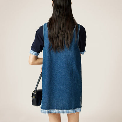 m 25ss denim dress