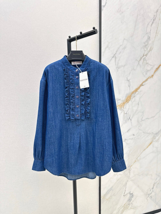 val 25ss denim shirt