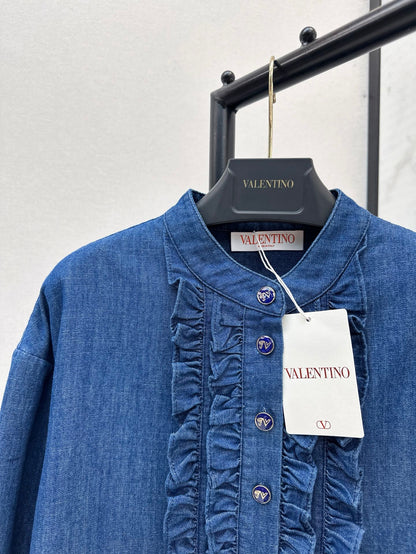 val 25ss denim shirt