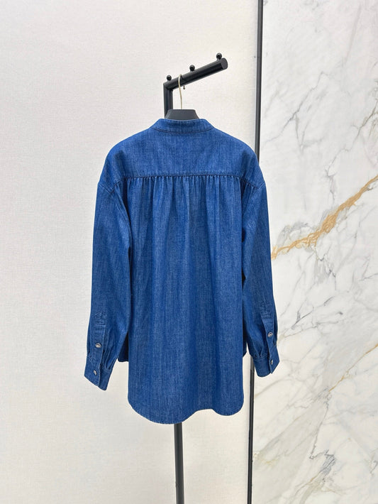 val 25ss denim shirt