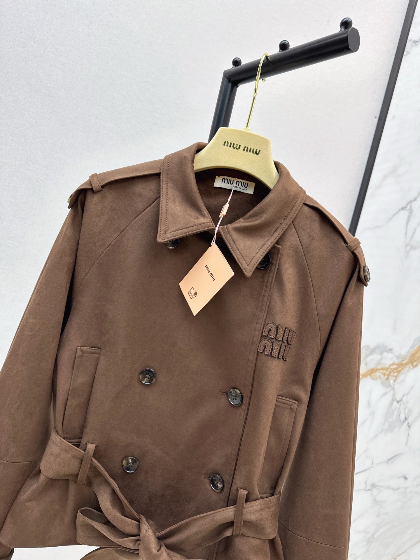 mi 25ss short trench coat