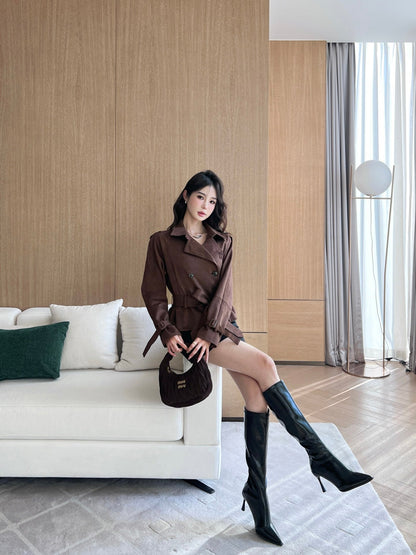 mi 25ss short trench coat