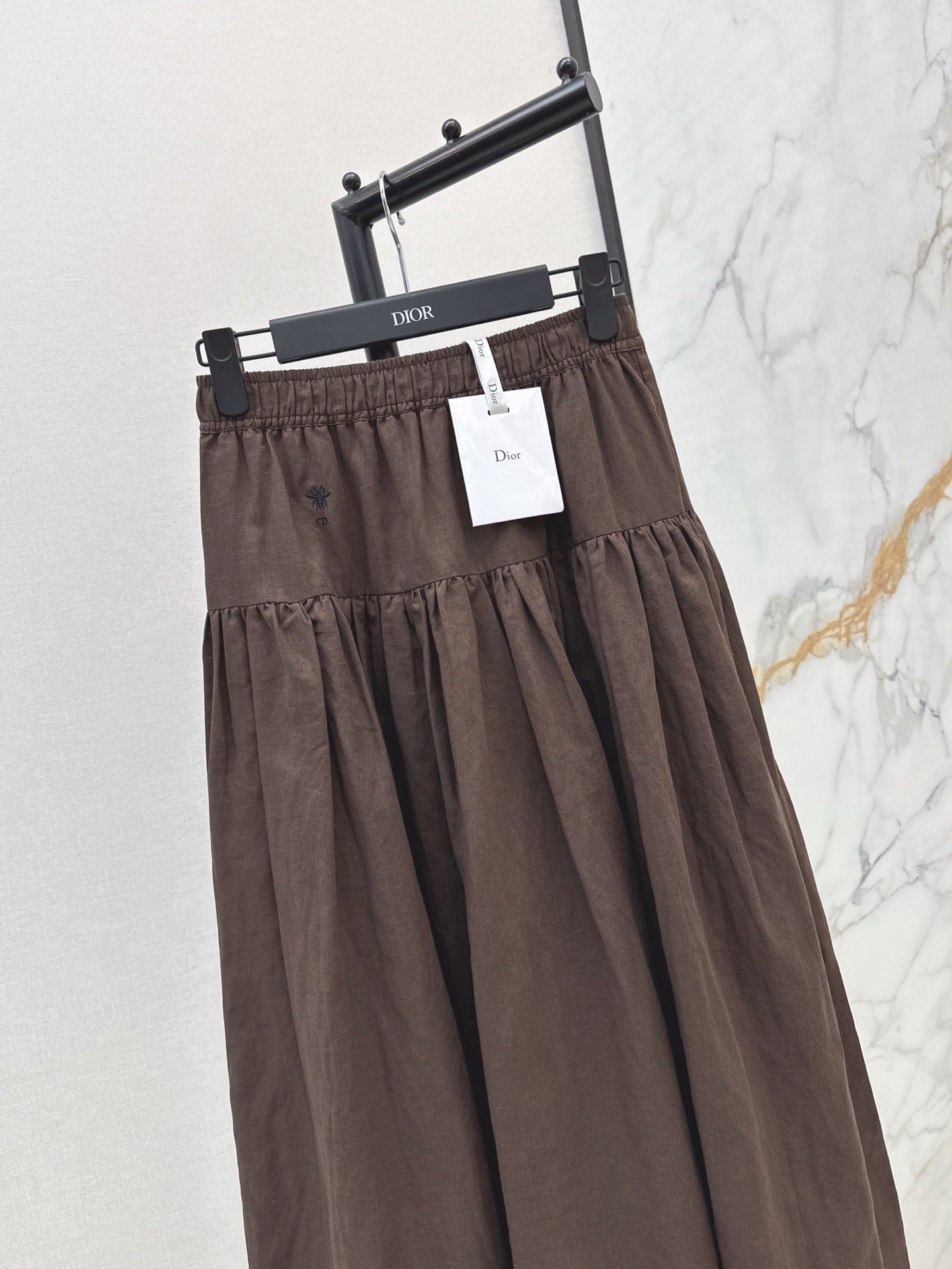 D 25ss embroidered skirt