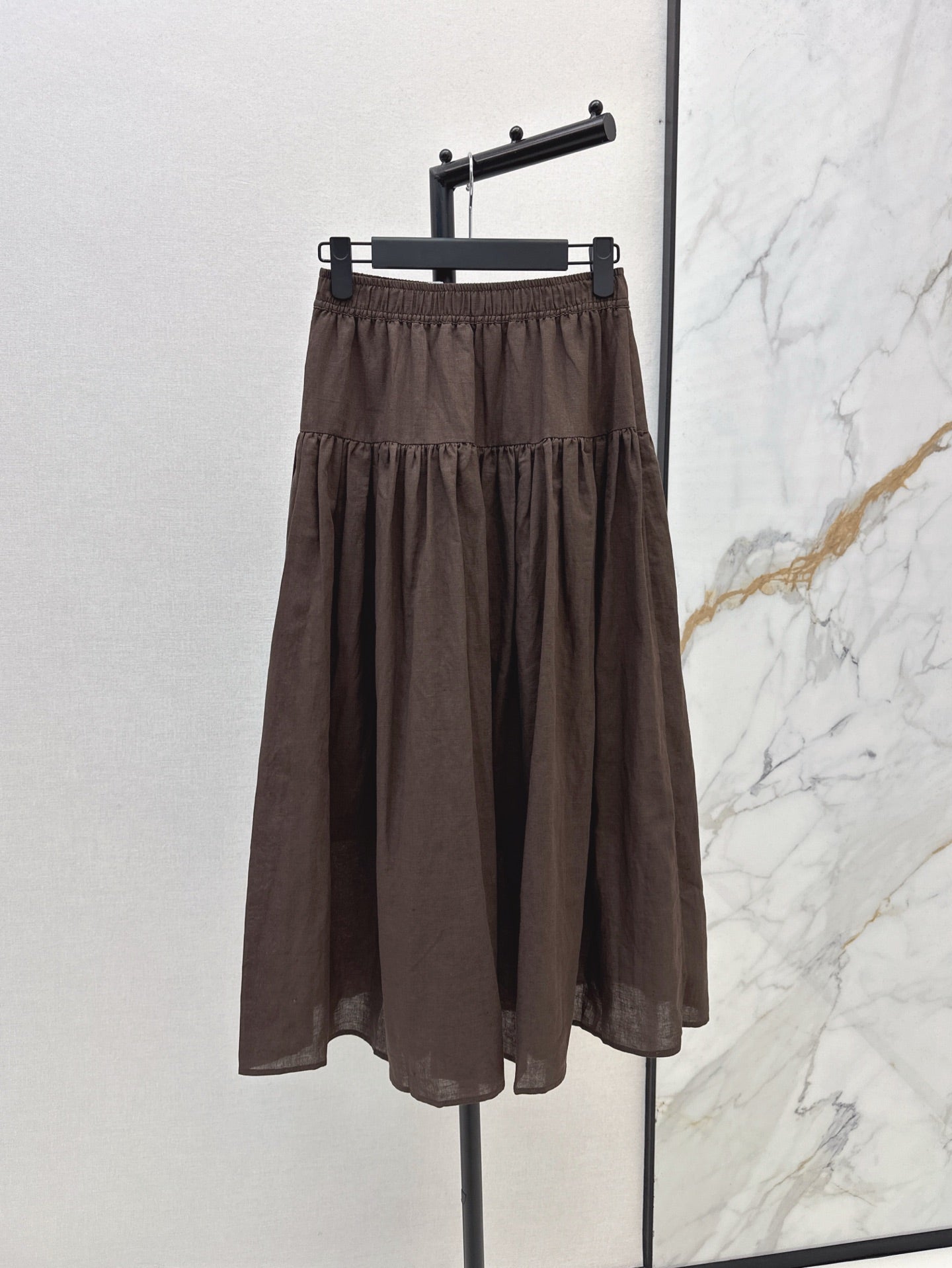 D 25ss embroidered skirt