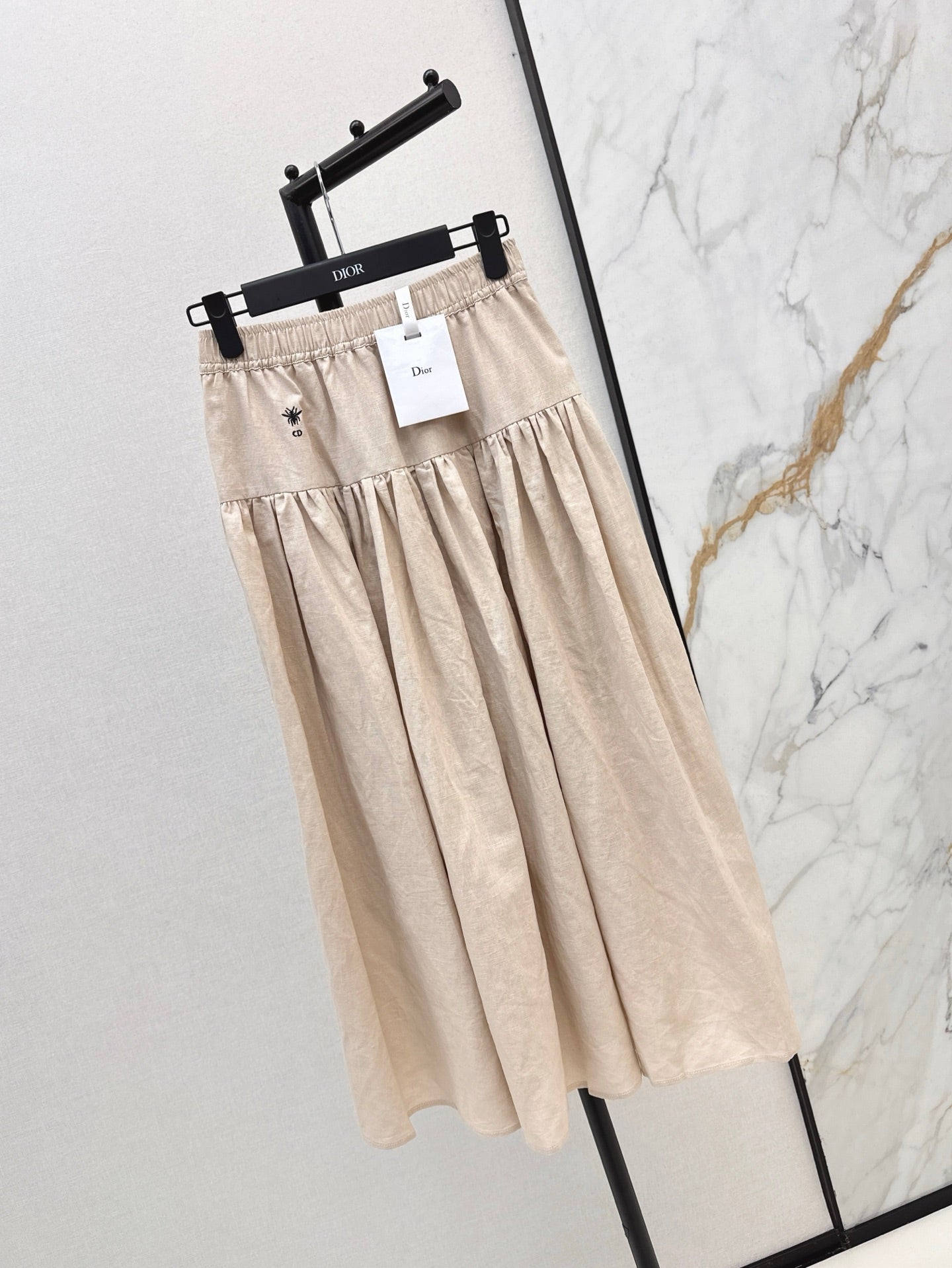 D 25ss embroidered skirt