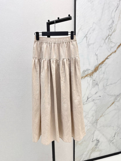 D 25ss embroidered skirt