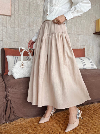 D 25ss embroidered skirt