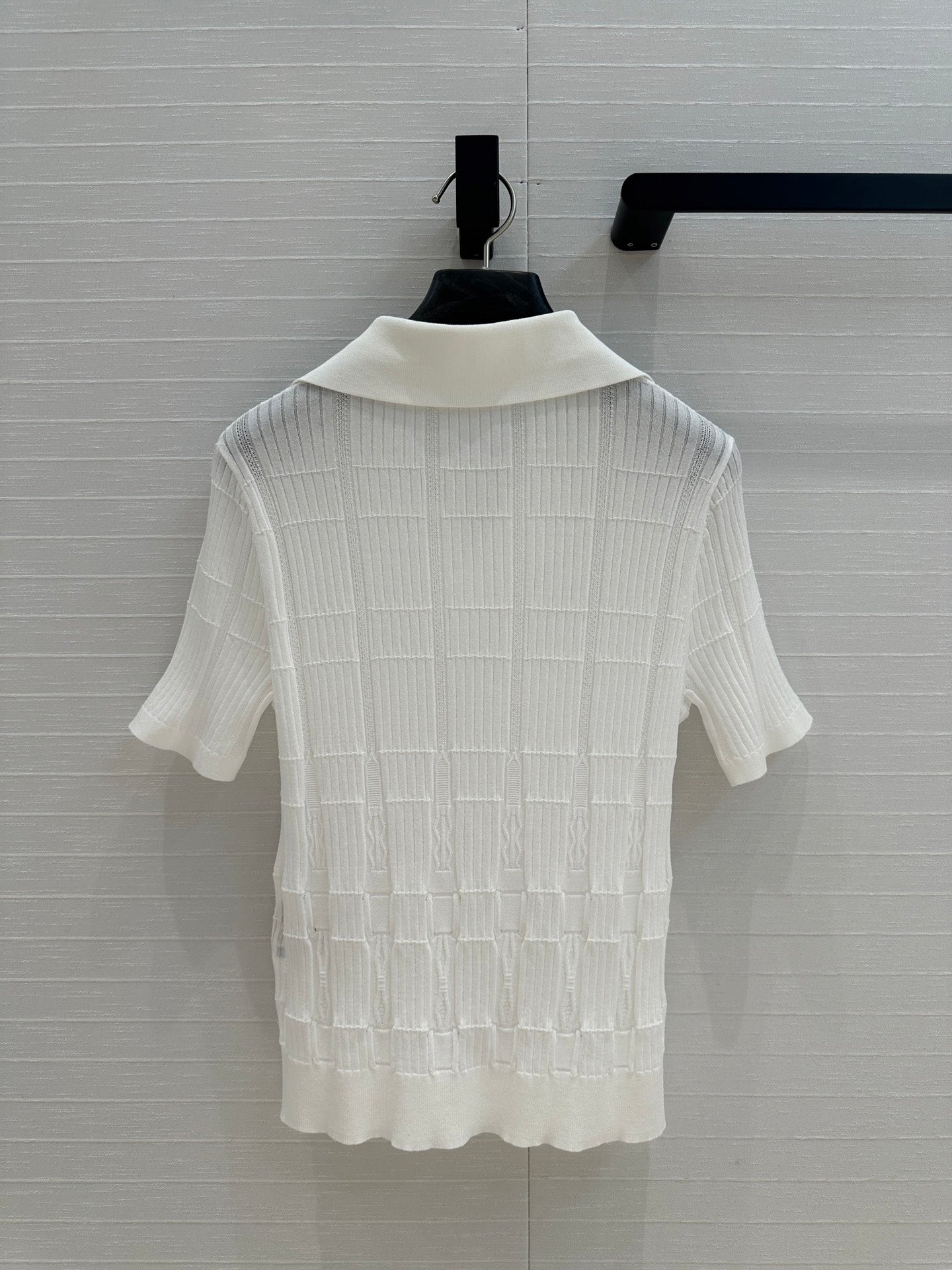 H 25ss knitted polo shirt