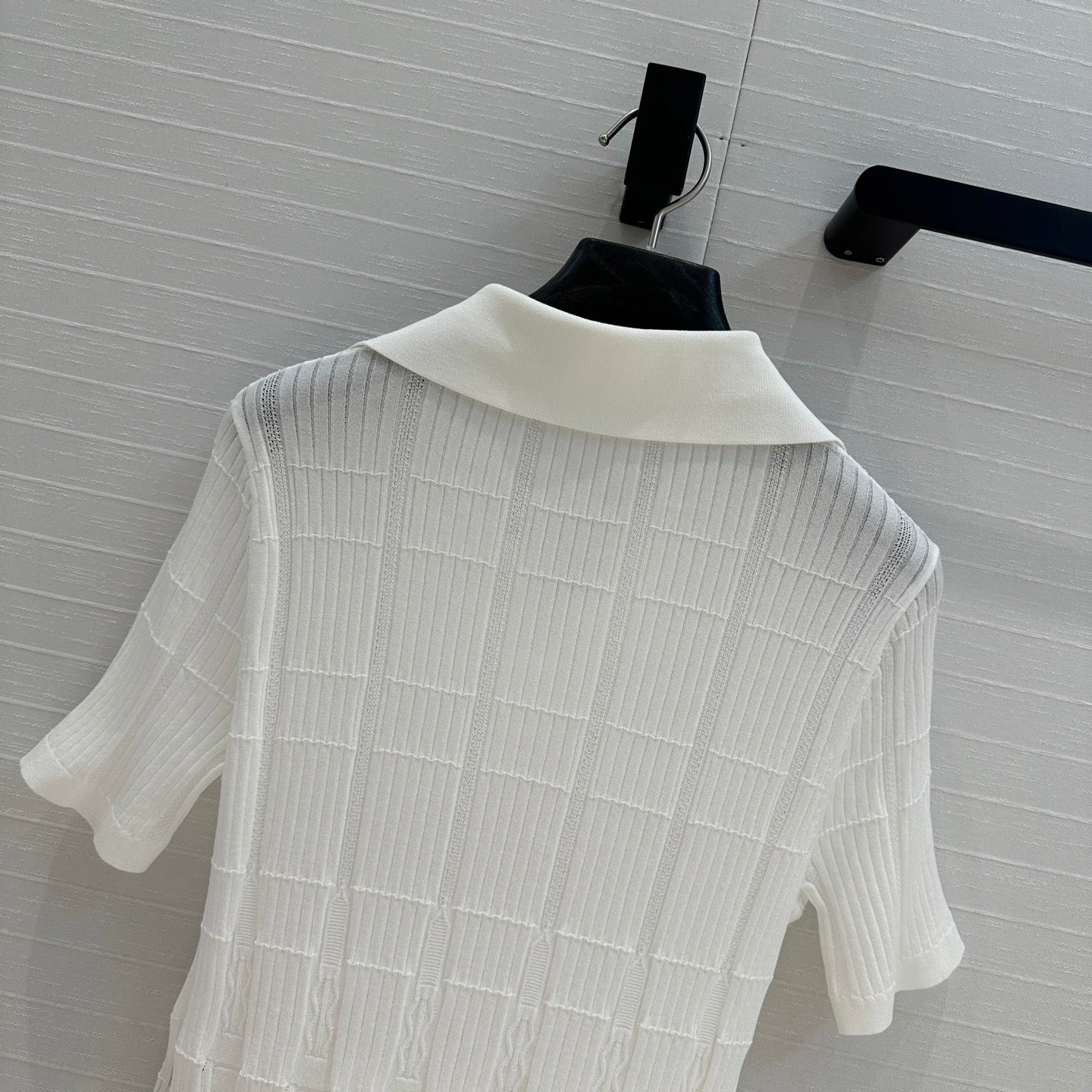 H 25ss knitted polo shirt