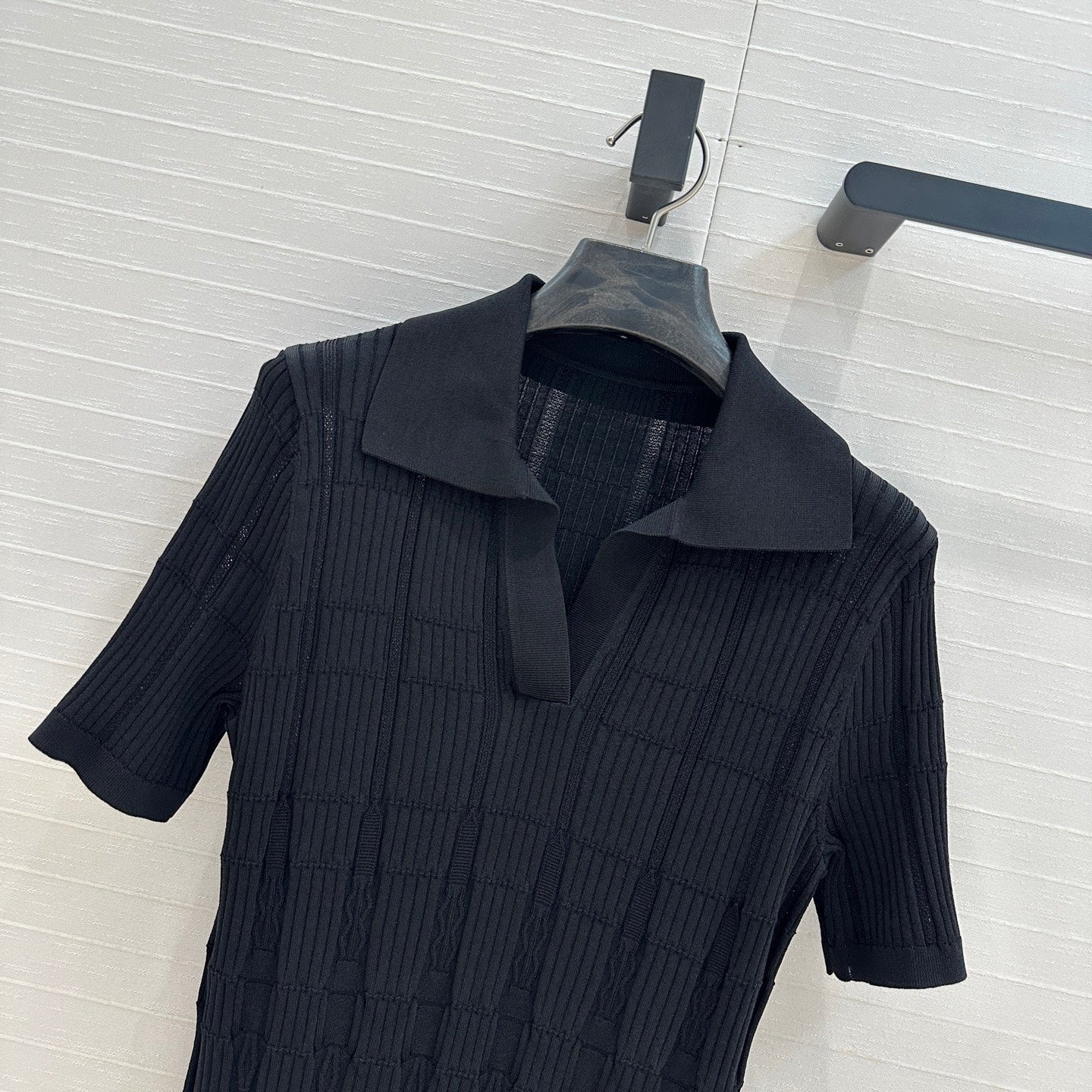 H 25ss knitted polo shirt