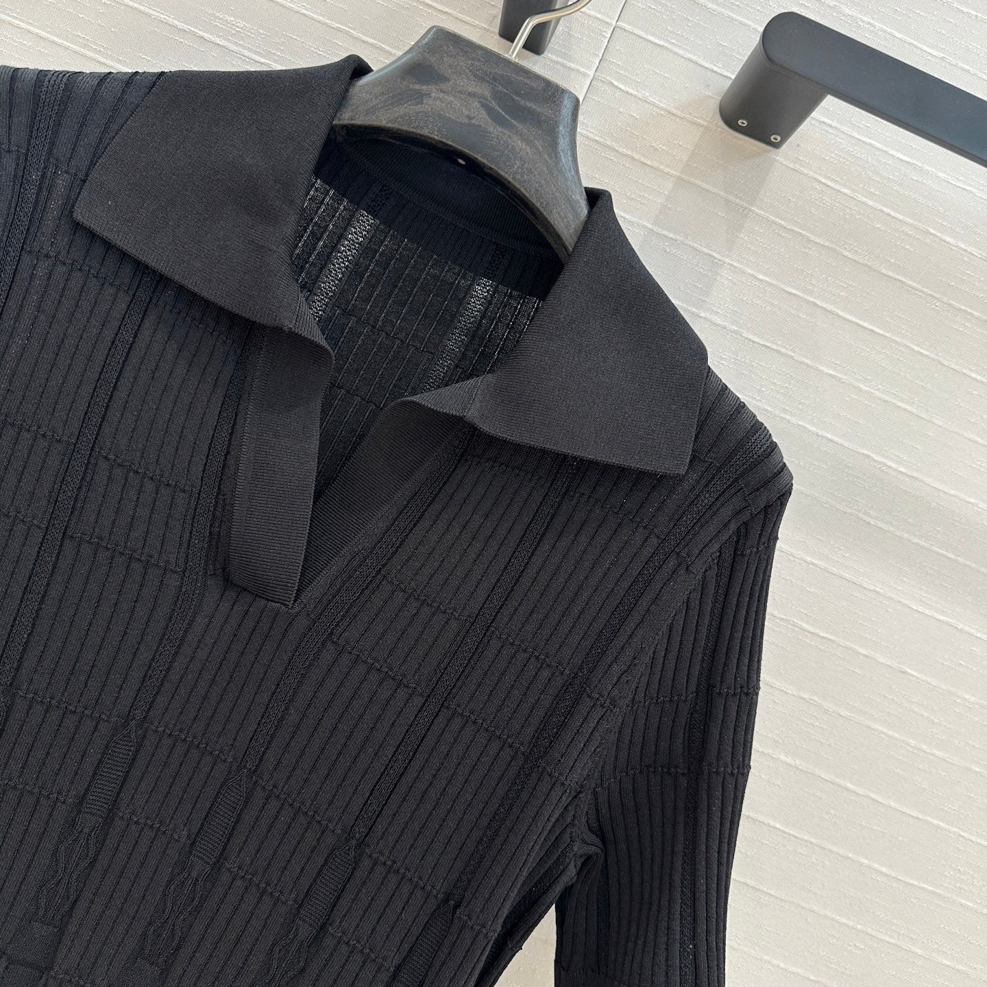 H 25ss knitted polo shirt
