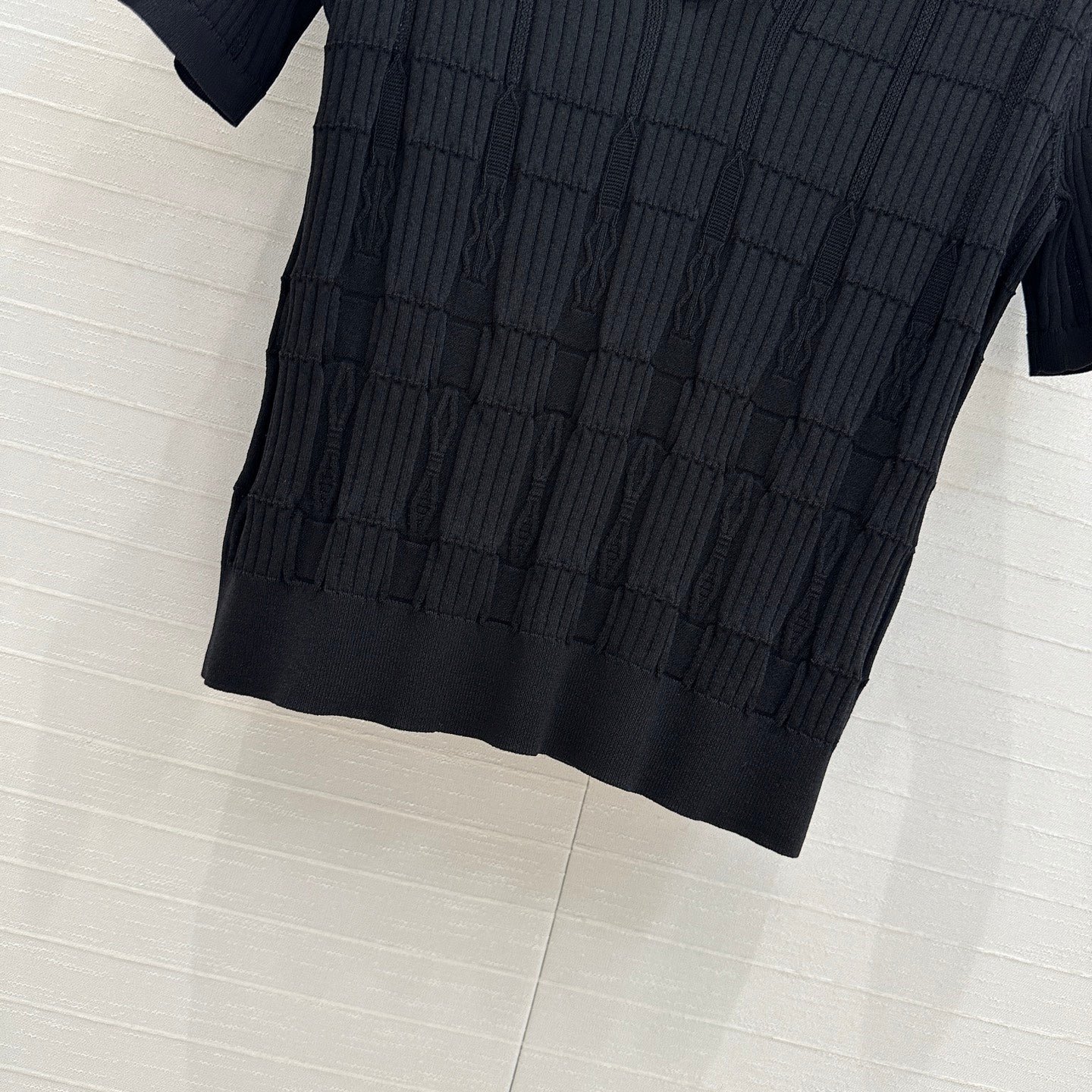 H 25ss knitted polo shirt