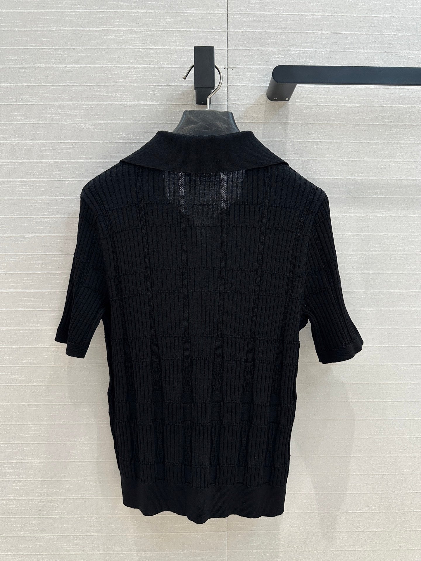 H 25ss knitted polo shirt