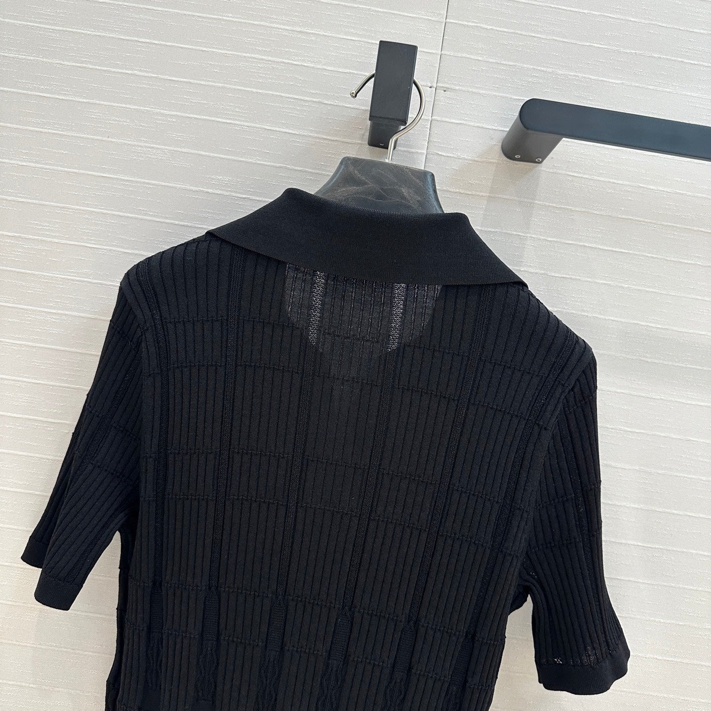 H 25ss knitted polo shirt