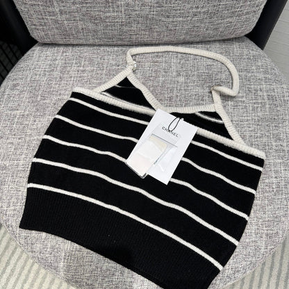 Ch 25ss knitted vest