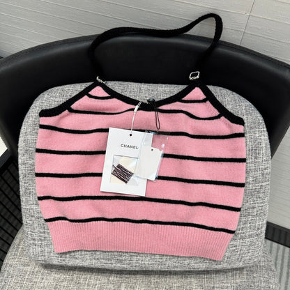 ch 25ss knitted vest