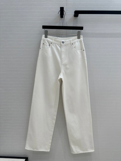 ma 25ss embroidered jeans