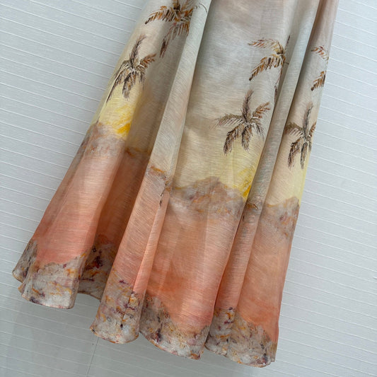 zim 25ss silk skirt