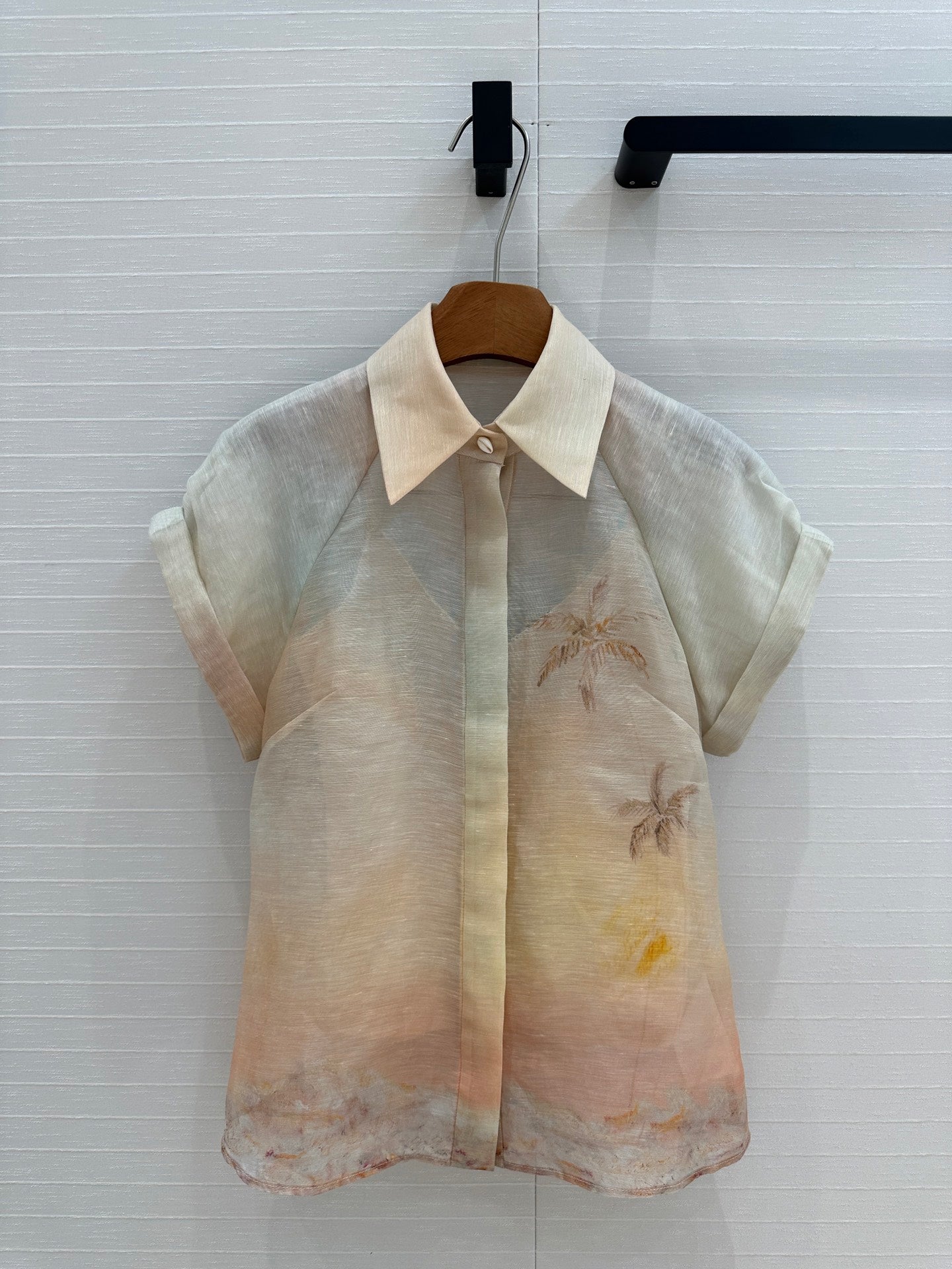 zim 25ss silk 2piece shirt set