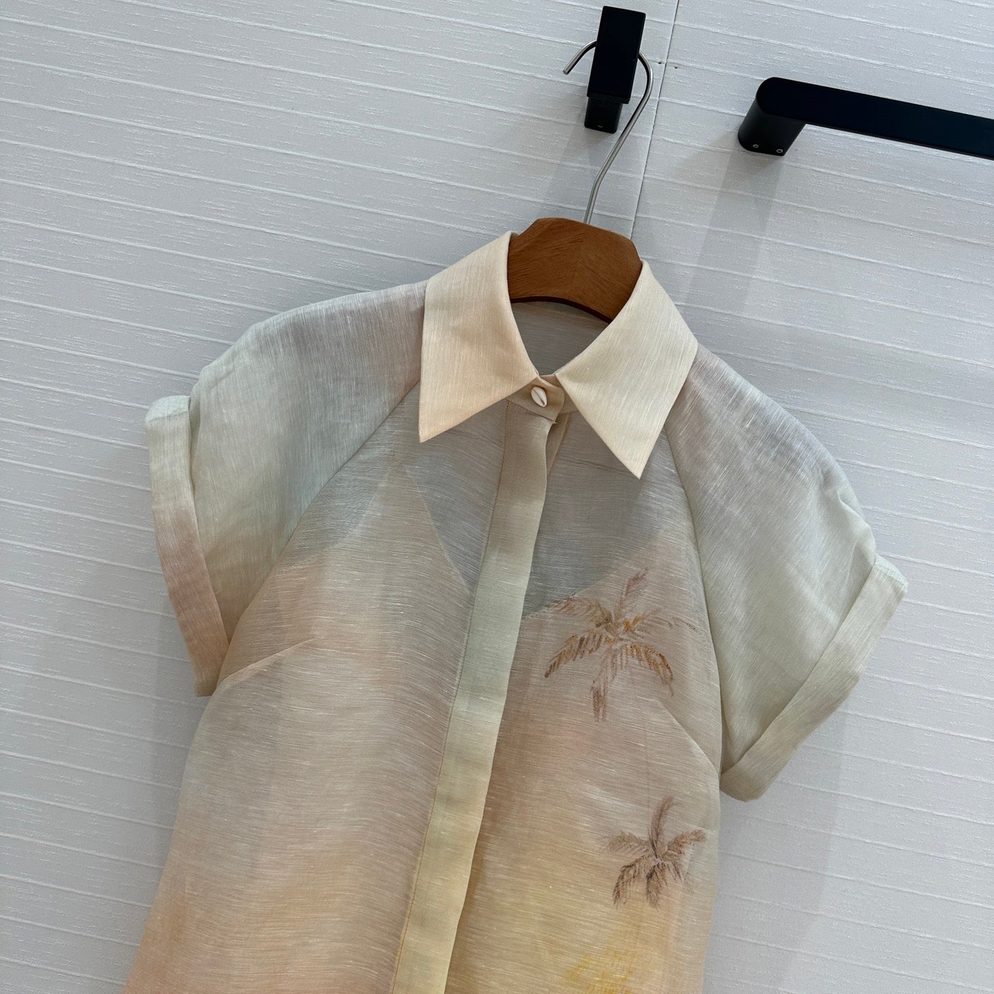 zim 25ss silk 2piece shirt set