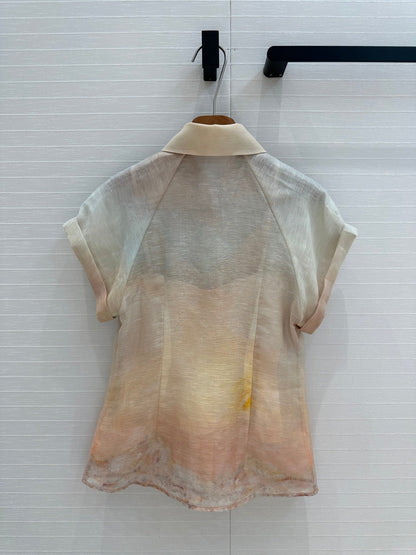 zim 25ss silk 2piece shirt set