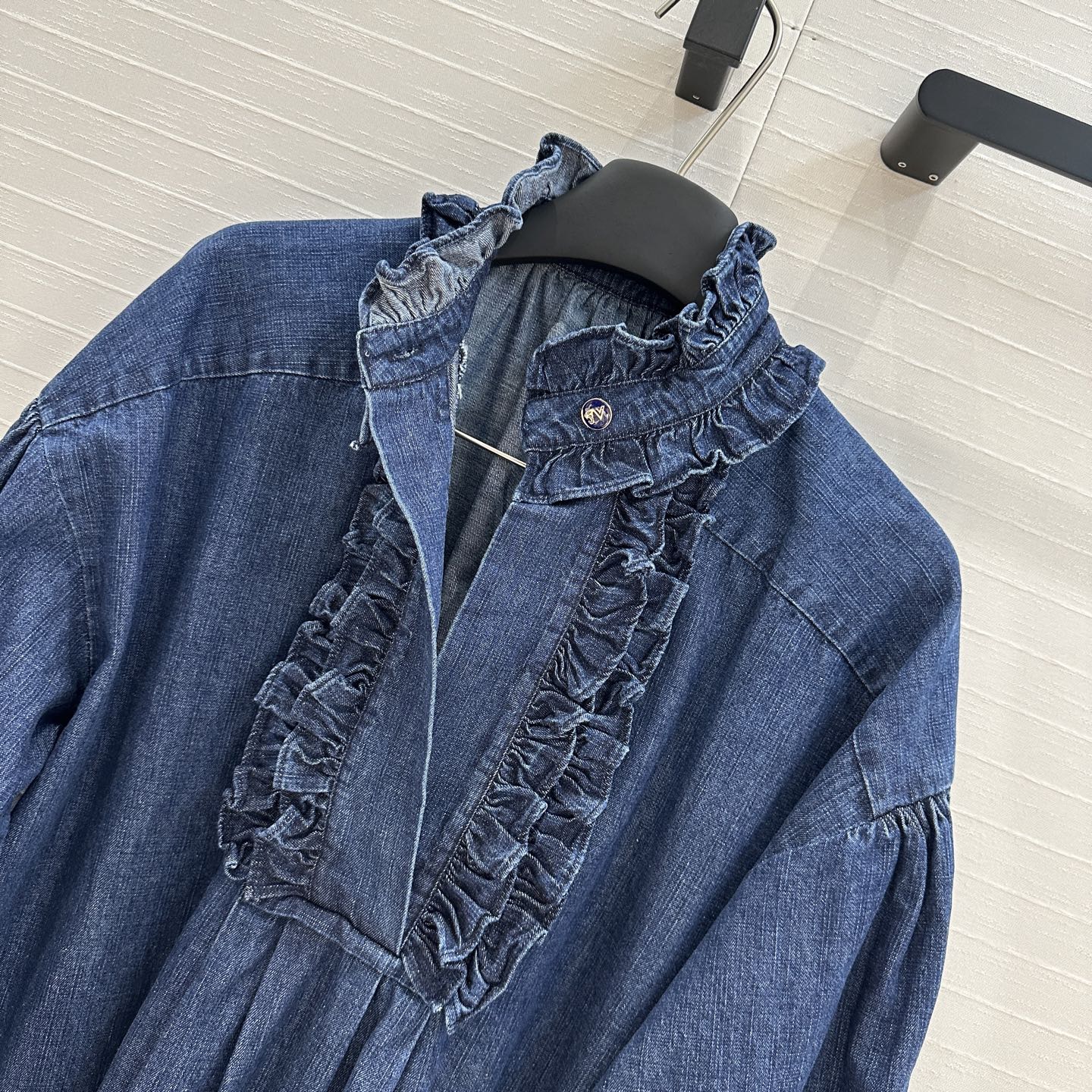val 25ss retro denim dress