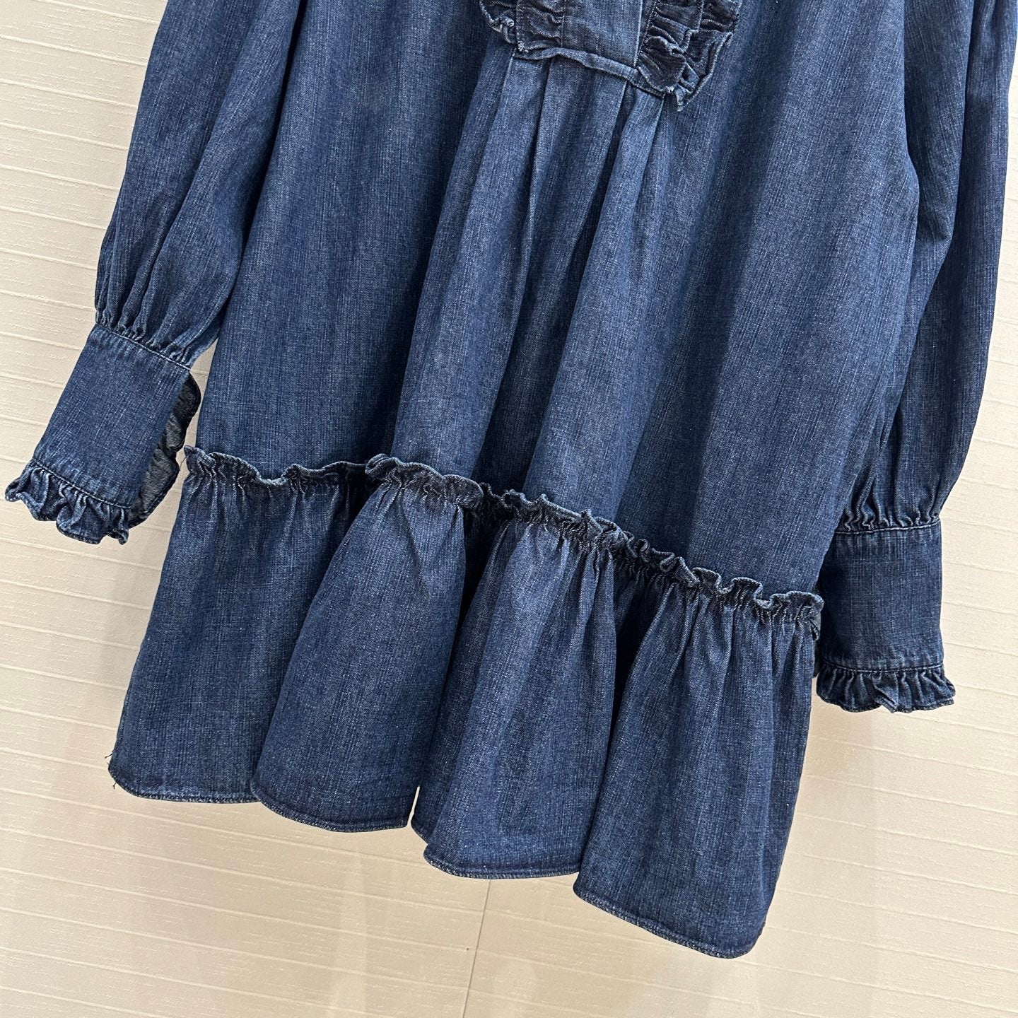 val 25ss retro denim dress