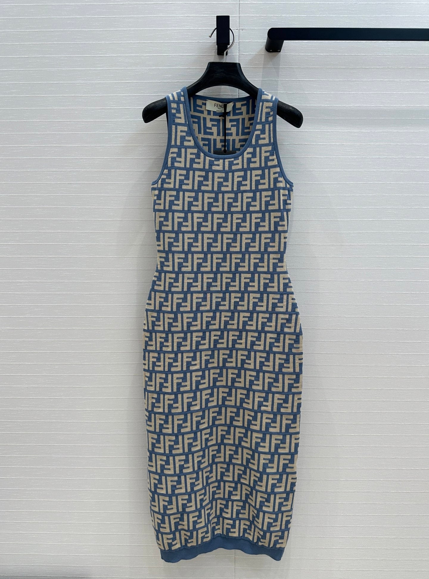 Fe 25ss jacquard knitted dress