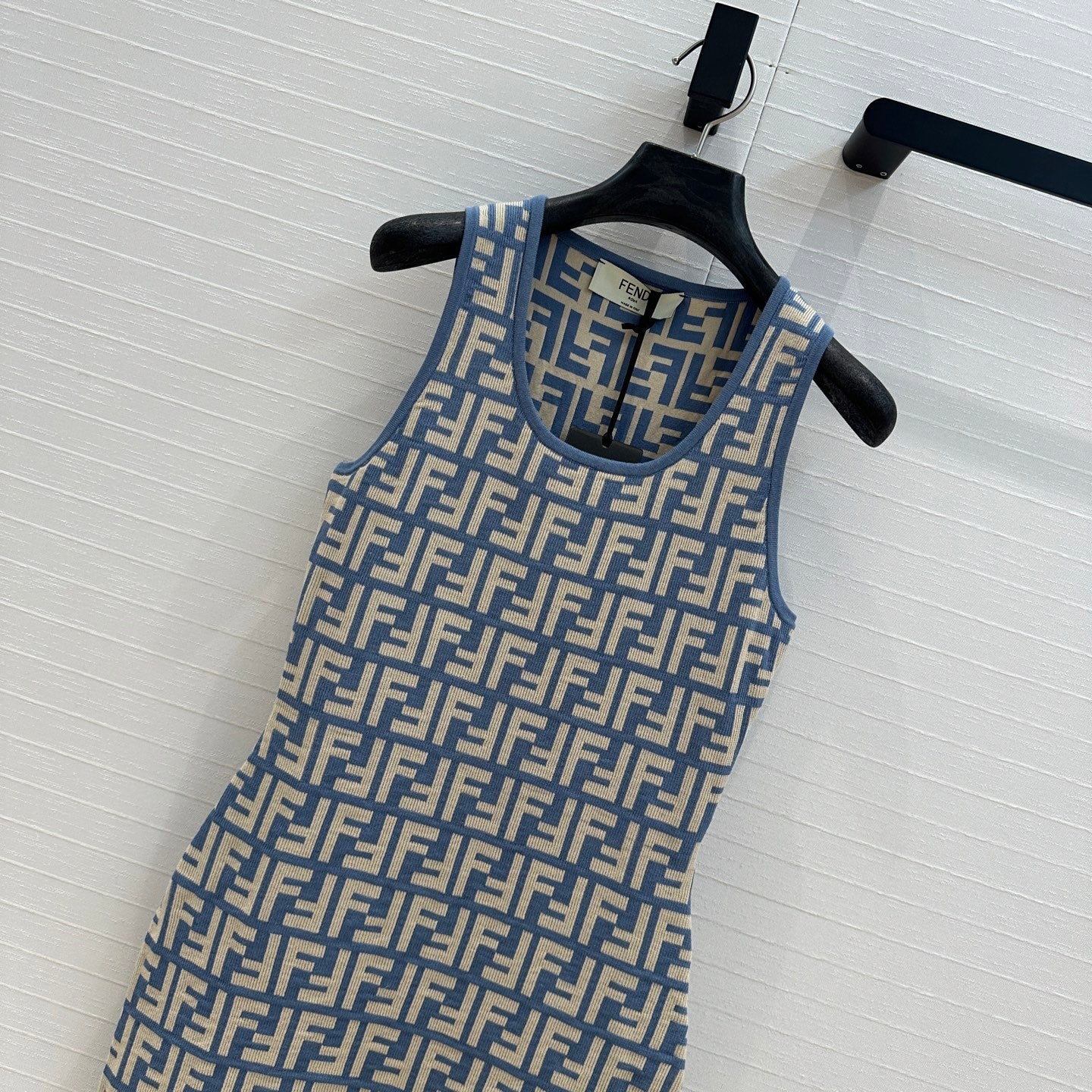 Fe 25ss jacquard knitted dress