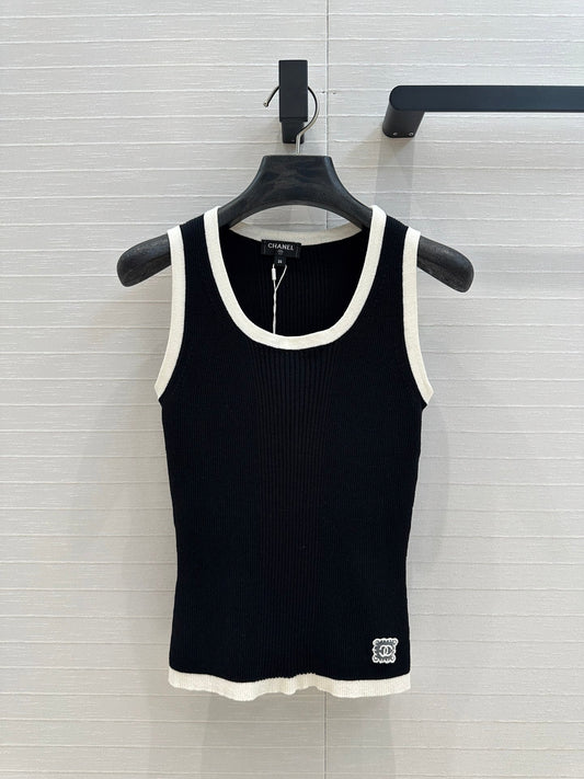 ch 25ss knitted vest