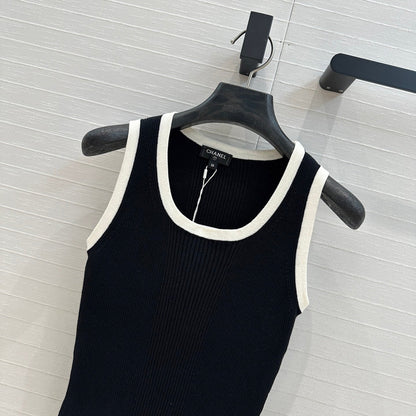 ch 25ss knitted vest