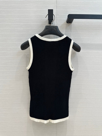 ch 25ss knitted vest
