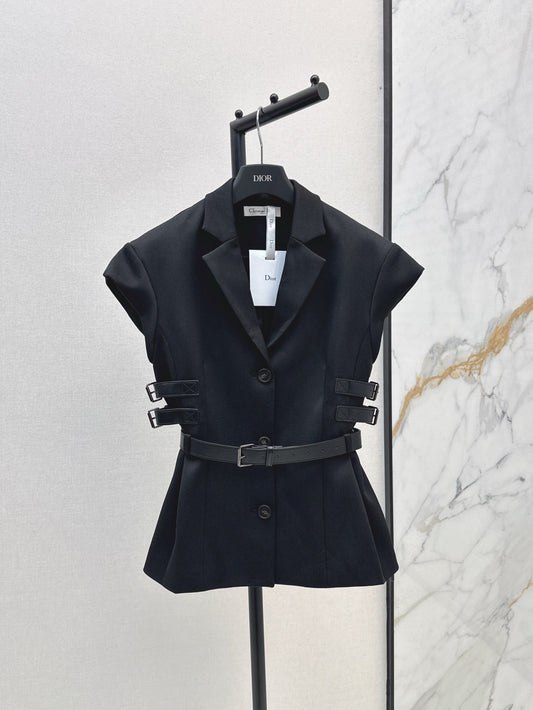 D 25ss sleeveless blazer