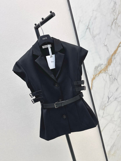 D 25ss sleeveless blazer