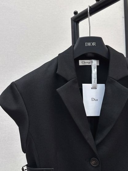 D 25ss sleeveless blazer