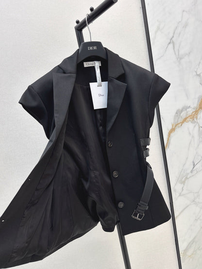 D 25ss sleeveless blazer
