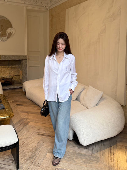 sa 25ss linen buttons shirt